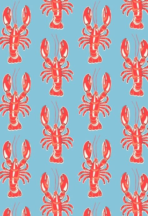 Kath Kidston, Lobster Illustration, Conversational Prints, Phoebe Buffay, Drawing Wallpaper, Background Wallpapers, Art Et Illustration, Textures Patterns, Background Patterns