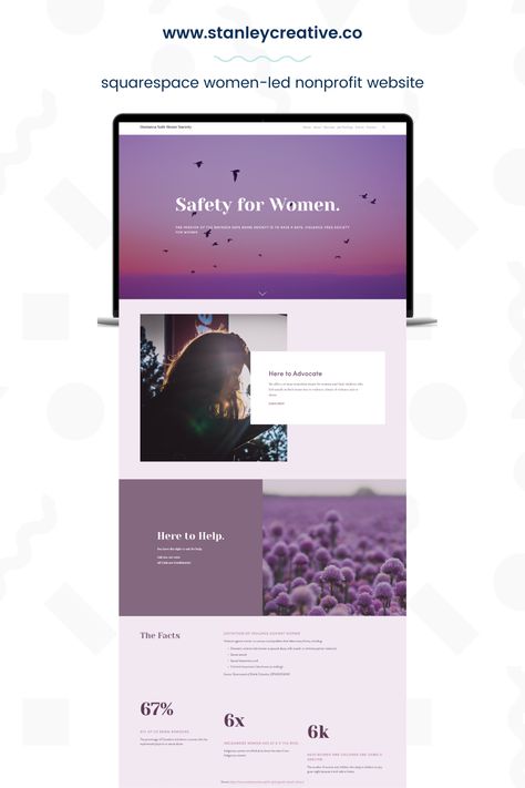 Informative Website Design Inspiration, Purple Website Design Colour Palettes, Purple Website Design Inspiration, Website Design Purple, Purple Website Design, Nonprofit Branding, Business Website Design Inspiration, Mauve Color Palette, Purple Website