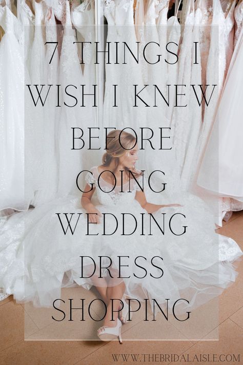 This post will tell you what to expect and will give you advice on what to do while you're shopping for the perfect dress #wedding #bridetobe #weddingadvice #weddingplanning #weddingdress #dressshopping #weddingblog #bridalblog What To Wear When You Go Wedding Dress Shopping, Wedding Dress Guide Style, What To Expect When Wedding Dress Shopping, Trying On Wedding Dresses Outfit, Wedding Dress Shopping With Daughter, What To Wear Bridal Dress Shopping, What Shoes To Wear With Wedding Dress, Dress Shopping Outfit Bride, Wedding Dress Fitting Party Ideas