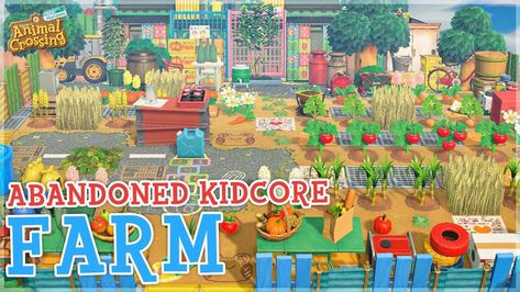 AJayy on Instagram: “🎈NEW VIDEO🎈 👉(LINK IN BIO)👈 Our Abandoned KidCore Island had a community farm addition. Once thriving with children to learn and get…” Acnh Kidcore Farm, Abandoned Kidcore Acnh, Kidcore Island, Acnh Kidcore, Community Farm, New Animal Crossing, New Video, Animal Crossing, To Learn