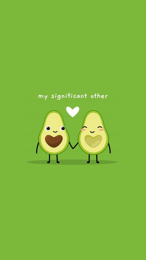 Avocado Wallpaper, Avocado Cartoon, We Bare Bears Wallpapers, Birthday Gifts For Boyfriend Diy, Cute Avocado, Cute Fall Wallpaper, Disney Collage, Wallpaper Doodle, Cute Emoji Wallpaper