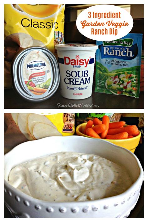 Finger Sandwich, Appetizers Easy Dips, Vegetable Dip, Diy Easy Recipes, Cheese Chips, Easy Dips, Garden Vegetable, Dip Recipes Easy, Ranch Dip