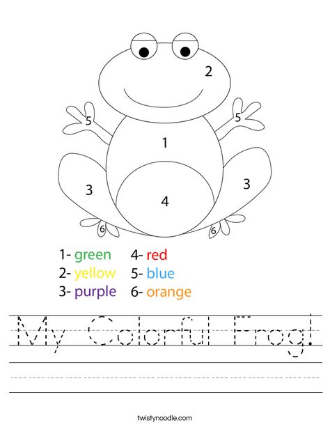 My Colorful Frog Worksheet - Twisty Noodle Froggy Gets Dressed Activities Preschool, Frog Worksheets Preschool, Preschool Frog Activities, Frog Worksheet, Frog Life Cycle Printable, Froggy Goes To School, Pre Kindergarten Activities, Frogs Preschool, Bird Crafts Preschool