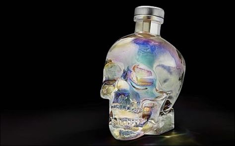 Crystal Head Vodka has released Aurora - a new expression in a uniquely crafted bottle with an iridescent finish Crystal Skull Vodka, Best Vodka Brands, Crystal Head Vodka, Vodka Brands, Flavored Vodka, Unique Packaging, Crystal Skull, Herkimer Diamond, Fine Wine