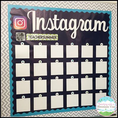 Instagram board and accountable talk bubbles--Teaching With a Mountain View: A Peek into my {In Progress} Classroom Set Up Instagram Bulletin Board, Classroom Pictures, Instagram Board, Middle School Classroom, Classroom Bulletin Boards, School Bulletin Boards, Classroom Setting, Classroom Setup, Classroom Design