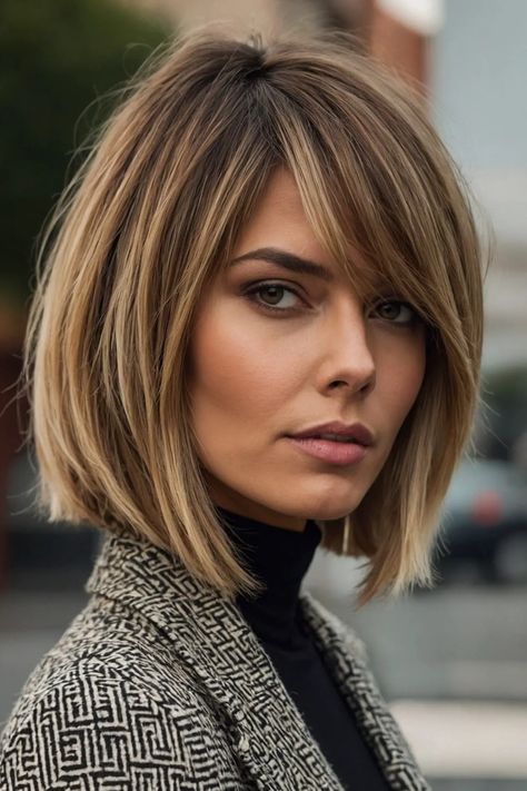 Blond Bob With Dark Roots, Sleek Short Hair, Κούρεμα Bob, Chin Length Haircuts, Hair Goal, Bench Storage, Chin Length Hair, Sleek Bob, Hair Ponytail