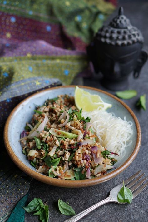 Thai-Inspired Pork Salad - Autoimmune Paleo Thai Pork, Paleo Pork, Autoimmune Paleo Recipes, Pork Salad, Paleo Salads, Little Buddha, Autoimmune Paleo, Paleo Lunch, Aip Recipes