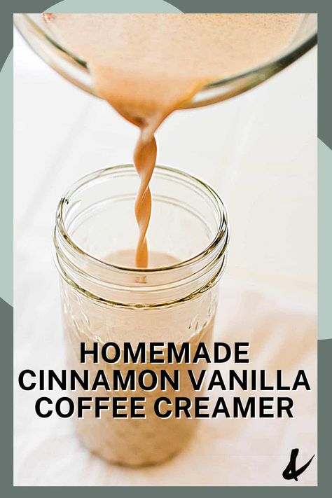 Cinnamon Coffee Creamer, Creamer Homemade, Coffee Creamer Recipes, Condensed Milk Coffee, Flavored Creamer, Homemade Coffee Creamer Recipe, Diy Coffee Creamer, Dairy Free Coffee Creamer, Stuffed Shrimp