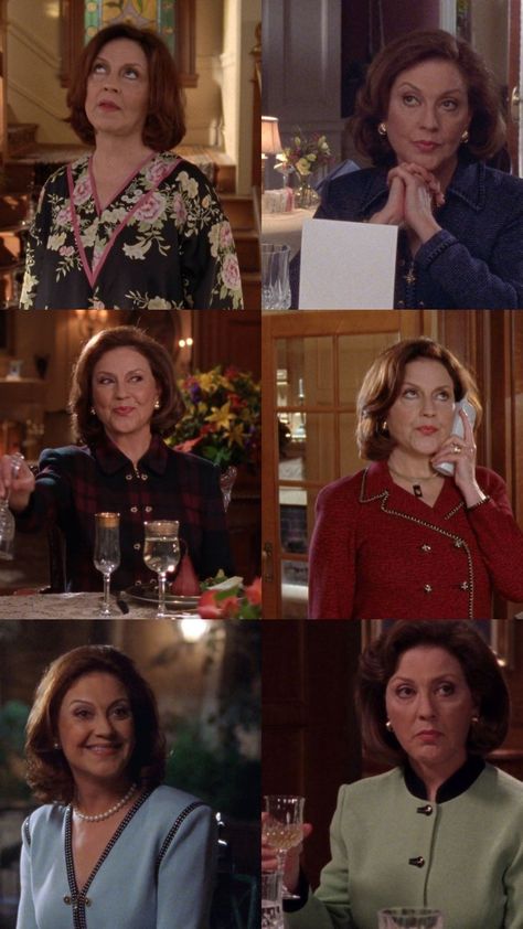 Emily Gilmore Outfits, Emily Gilmore Aesthetic, Rich Grandma, Kelly Bishop, Gilmore Girls Funny, Modern Nonna, Gilmore Girls Characters, Emily Gilmore, 2000s Icons