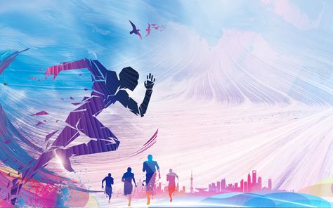 sky,clouds,run,man,sketch,movement,health,ppt,person,runner,people,active,skate,sun,fun,jump,jumping,silhouette,sunset,athlete,sport,gray,hd Silhouette Sport, Vogel Silhouette, Running Posters, Plan Image, Blue Sky Clouds, Ab Workout At Home, Graphic Design Background Templates, Bird Silhouette, Cat Air