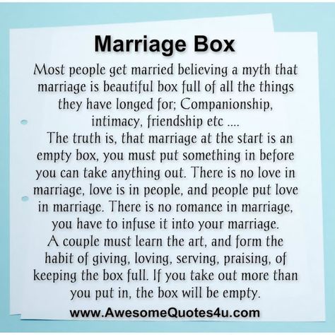 Marriage Box, Wedding Day Quotes, For The Glory Of God, Couple Marriage, Marriage Therapy, People Getting Married, Marriage Books, Love You Husband, The Glory Of God