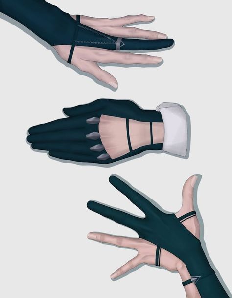 Types Of Gloves Drawing, Gloves Design Drawing, Glove Reference Drawing, Glove Design Concept, Fantasy Gloves Art, Anime Gloves Design, Gloves Design Ideas, Hand Gloves Drawing, Glove Design Drawing