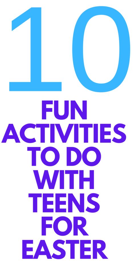 Activities For Teens, Fun Activities To Do, Easter Activities, Activities To Do, Fun Activities, Some Fun, Mom Life, At Home, Parenting