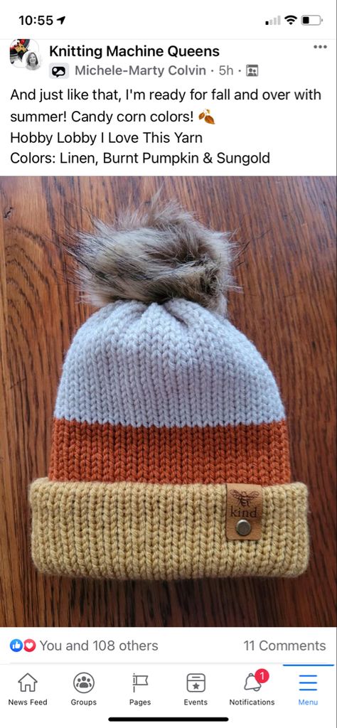 Fall Knitting Machine Patterns, Knitting Machine Hat Patterns, Knitting Machine Hat, Woolly Hats, Beanie Ideas, Addi Machine, Christmas Knitting Projects, Addi Express, Addi Knitting Machine