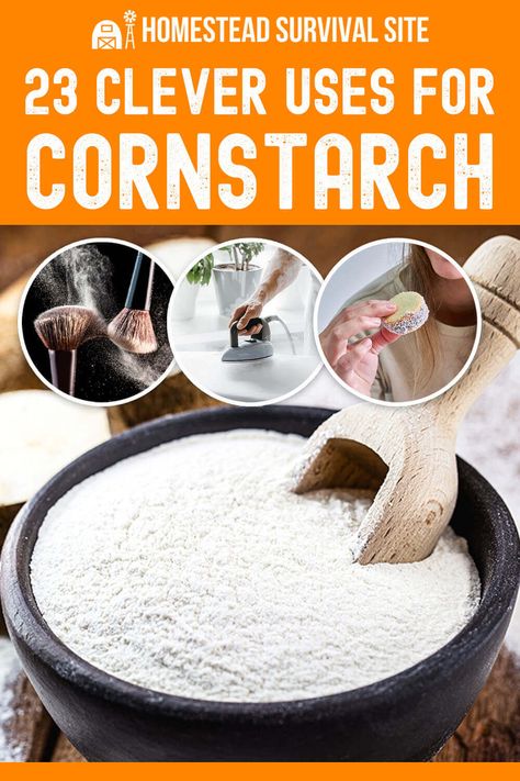 Uses For Cornstarch, Cornstarch Benefits For Skin, Cornstarch For Skin, Corn Starch Cookie, Things To Make With Cornstarch, Cornstarch Crafts, Recipes With Corn Starch, Recipes With Cornstarch, Cornstarch In Cookies