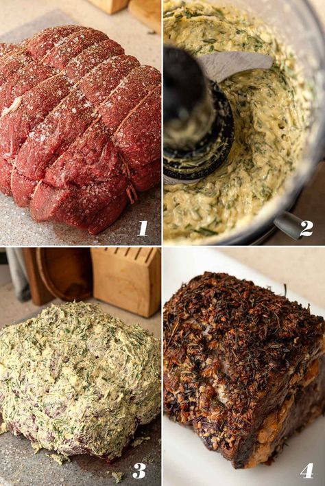 Angus Beef Top Round Roast, Rosemary And Garlic Roast Beef, Roast Beef Top Round, Beef Outside Round Roast, Traditional Roast Dinner, Beef Too Round Roast, Crockpot Christmas Roast Beef, Round Sirloin Tip Roast Recipes, Beef Chuck Top Round Roast Recipes