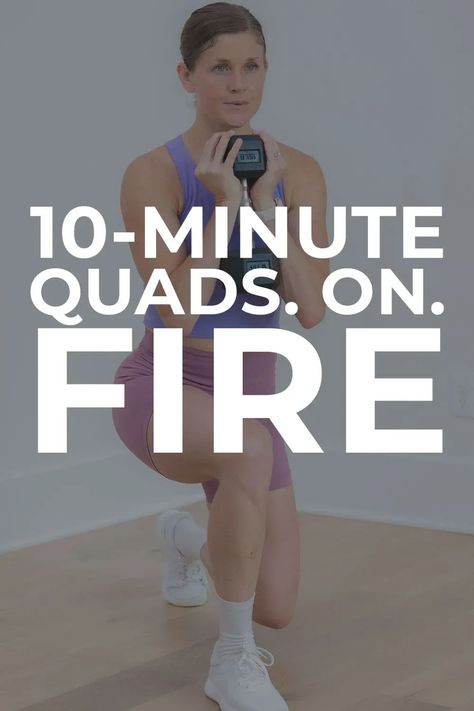 Home Quad Workouts, Quadriceps Workout, Best Quad Exercises, Workout Quads, Quad Strengthening, Quick Leg Workout, Best Hamstring Exercises, Quad Workout, Quads Workout