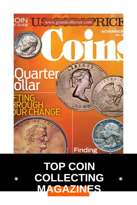 Explore top magazines for coin collectors to enhance your numismatic knowledge. Get tips and trends in coin collecting with one eye-catching image. Diy Coin Collection Book, Coin Collection, Market Trends, In God We Trust, Marketing Trends, Coin Collecting, The Collector, Coin, Good Things