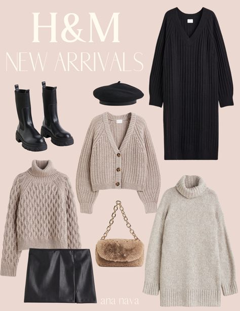 fall outfit inspo, fall trends 2022, h&m outfits, casual outfit, neutral outfit, new arrivals H&m Winter Outfits 2023, H&m Winter Outfits, H&m Long Sleeve Outerwear For Fall, Elegant H&m Fall Outerwear, H&m Beige Outerwear For Fall, Chic H&m Mini Skirt For Fall, H And M Outfits, H&m Outfits, Hm Outfits