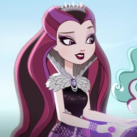 Queen Pfp, Queen Icon, Ever After High Rebels, Raven Queen, Queen Aesthetic, Red Hood, Ever After High, Iconic Characters, Happily Ever After