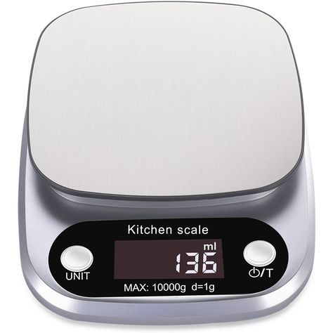 Rophie Accurate Digital Kitchen Scale 22lb 10Kg Small Food Scale Gram Electronic Scale Kitchen Weighing scaleâ€‚Baking Must Have Home, Food Scales, Body Fat Scale, Small Food, Cake Logo Design, Kitchen Electronics, Wishlist 2024, Digital Kitchen Scales, Electronic Scale