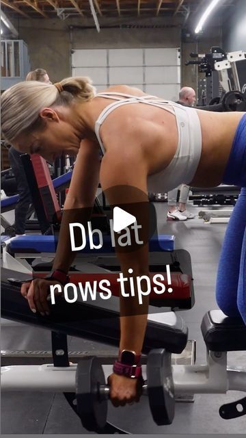 Tips to help you work your lats better during db Lat Rows Lower Lat Exercises, Lat Workout Women, Db Rows, Lat Workout, Back Exercise, Gym Tips, Sparkle And Shine, Back Exercises, Back Workout