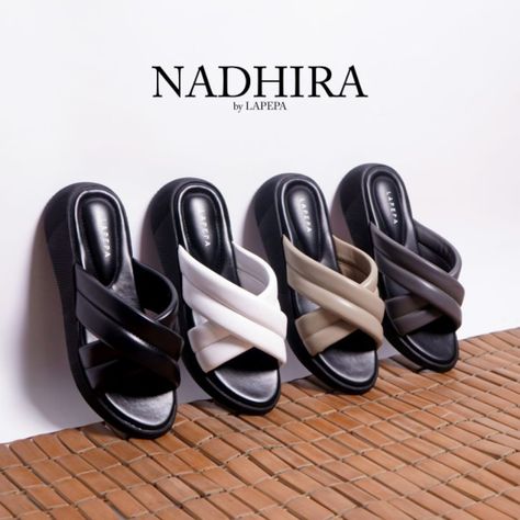 Lapepa NADHIRA Sandal Wanita Model Silang Double Strap Sendal Selop Cewek Kekinian https://shope.ee/9K8O43p57g Shoes Ads, Women Footwear, Racun Shopee, Women Shoes Flats Sandals, Sandals For Women, Women's Sandals, Flip Flop Sandals, Platform Sandals, Modern Woman