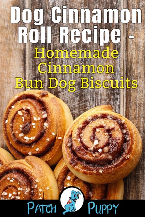 Dog Cinnamon Rolls, Dog Bakery Ideas Recipe, Dog Donuts Homemade, Dog Donuts Recipe, Homemade Cinnamon Roll, Pet Bakery, Homemade Dog Cookies, Pet Treats Recipes, Cinnamon Roll Recipe Homemade