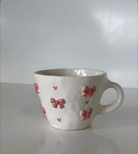 Polymer Clay Aesthetic, Mugs Ceramic, M Design, Clay Cup, Tanah Liat, Pretty Mugs, Keramik Design, Clay Mugs, Pottery Crafts