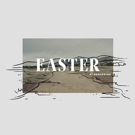 Easter 2018 The Road To Emmaus, Easter Graphic Design, Church Media Graphics, Easter Creative, Road To Emmaus, The Easter Story, Church Branding, Christian Graphic Design, Easter Graphics