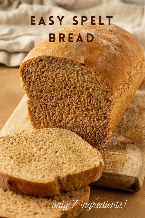 High Fiber Bread Recipe, Vegan Buns, Spelt Bread Recipe, Spelt Flour Recipes, Spelt Recipes, Fiber Bread, Perfect Sandwich, Vegan Bread Recipe, Spelt Bread