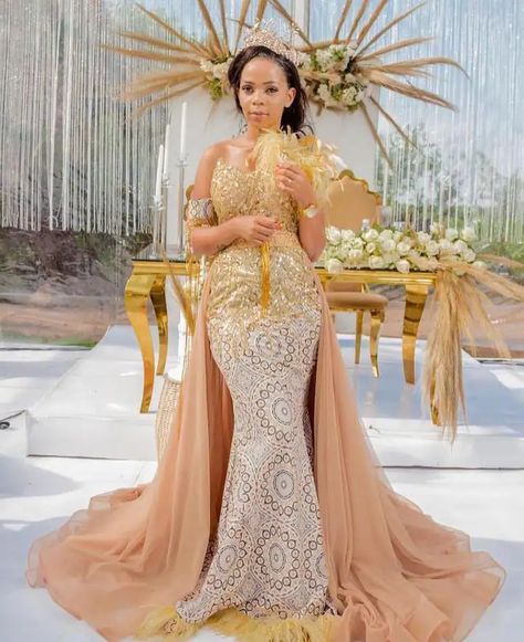 Zulu Traditional Wedding Dresses, Wedding Dresses South Africa, Shweshwe Wedding Dresses, South African Wedding Dress, South African Traditional Dresses, African Bridal Dress, African Traditional Wear, African Traditional Wedding Dress, Traditional Wedding Dress