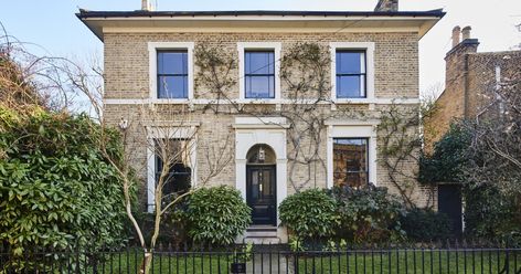 Camberwell London, Yellow Brick Houses, Victorian Villa, Victorian Homes Exterior, Dulwich Picture Gallery, English Architecture, Outdoor Dining Room, London Property, Luxury London