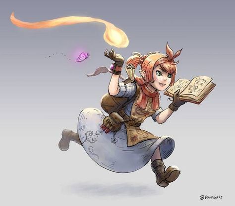 Fireball is a gnome's best friend Gnome Sorcerer, Gnome Female, Gnome Dnd, Gnome Wizard, Wizard Gnome, Female Gnome, Pathfinder Character, Dnd Races, Dungeons And Dragons Characters