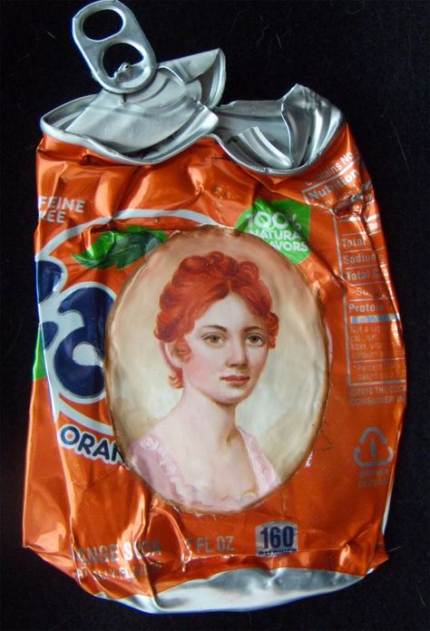 Historical Fine Oil Portraits on Crumpled Trash by Kim Alsbrooks trash portraits painting Oil Portraits, Trash Art, Family Painting, Miniature Portraits, Oil Portrait, Ap Art, A Level Art, Art Plastique, Student Art