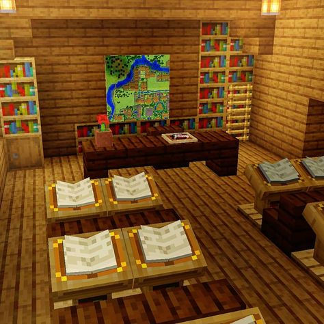 MinecraftGranny on Instagram: “Today's post is Brexitville Primary School. #minecraft #minecraftbuild #minecraftbuilds #minecraftdaily #minecraftarchitecture…” Study Room Minecraft, Minecraft School House, Minecraft Bookstore Interior, Minecraft Boarding School, Minecraft School Interior, School Minecraft Ideas, Crafting Room Minecraft, Minecraft Classroom Ideas, Minecraft Meeting Room