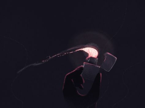 Ink Gif, Lighter Illustration, Dark Animation, Hand Animation, Night Animation, Gif Dark, Drawing Gif, Fire Gif, Dark Gif