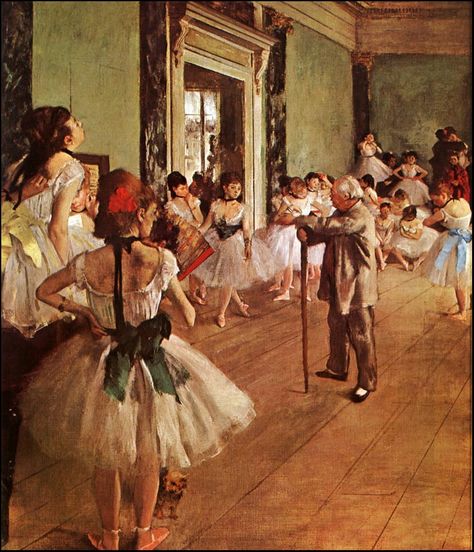 Ballet Class Manet Ballet Room, Edgar Degas Art, Degas Paintings, Mary Cassatt, Paintings Famous, Edouard Manet, Winslow Homer, Art Ancien, People Dancing