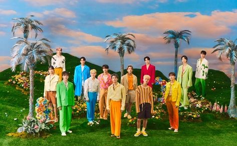 Seventeen Sector 17, Sector 17, Facing The Sun, Seventeen Debut, Seventeen Wallpapers, Pledis 17, Aesthetic Themes, Pledis Entertainment, Classical Music