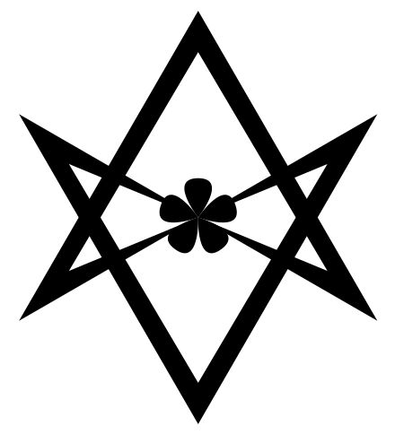 The unicursal hexagram, perhaps the best known symbol of, and certainly one of the most important symbols in, Thelema, equivalent of the ancient Egyptian ankh or the Rosicrucian Rosy Cross but first derived in 1639 from Blaise Pascal's hexagrammum mysticum theorem Spiritual Protection Symbols, Unicursal Hexagram, Ankh Tattoo, Austin Osman Spare, Protection Symbols, Occult Symbols, Aleister Crowley, 5 Elements, Arte Cyberpunk