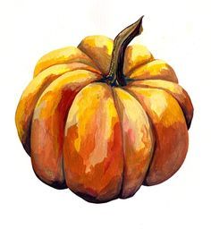 Hall Pictures, Pumpkin Drawing, Watercolor Pumpkins, Fall Watercolor, Pumpkin Art, 수채화 그림, Fall Art, Watercolor Art Lessons, Autumn Painting