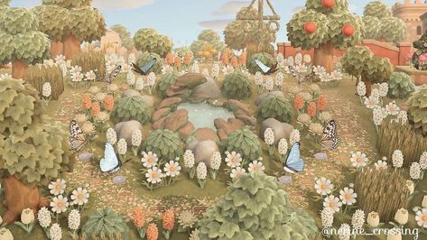 Animal Crossing Rock Garden, Acnh Elegant, Acnh Tips, Pond Animals, Dream Address, Acnh Inspiration, Games Aesthetic, Acnh Cottagecore, Album Journal