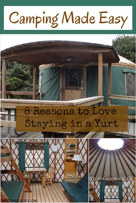 Camping Made Easy: 8 Reasons to Love Staying in a Yurt Camping Made Easy, Yurt Camping, Camping With Toddlers, National Park Camping, Affordable Vacations, Camping List, Camping Organization, Festival Camping, Cabin Camping