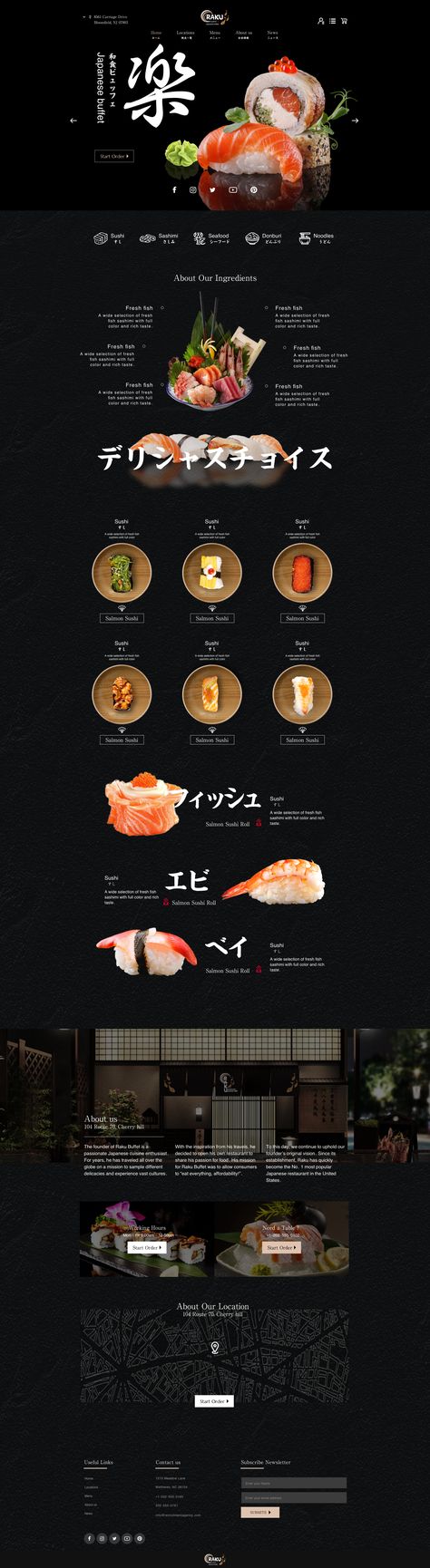 Japanese restaurant website design logomaster #logobutik #logo✔️. Japanese Food Menu, Japanese Restaurant Menu, Food Website Design, Home Page Design, Menu Design Layout, Logo Design Graphics, Restaurant Website Design, Japanese Food Sushi, Restaurant Web