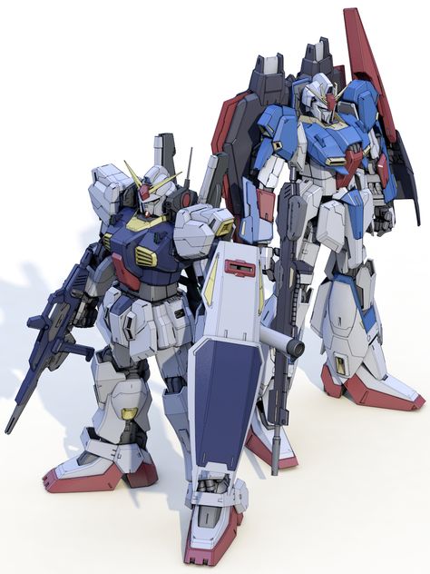 Zeta Gundam Art, Gundam Mk2, Gundam Mk Ii, Gundam Head, Robot Mechanics, Mobile Suit Zeta Gundam, Mecha Suit, Zeta Gundam, Gundam Mobile Suit