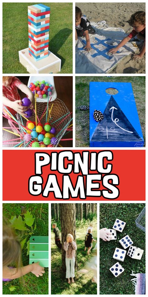 It's picnic season, which means it's the perfect time for a fun outdoor activity with the whole family! Today we are sharing with you 15 family picnic activities that are so much fun. Let's get ready for a good time! Picnic Activities For Kids, Picnic Game Ideas, Kids Picnic Parties, Night Picnic, Picnic Activities, Picnic Games, Church Picnic, Science For Toddlers, Bbq Games