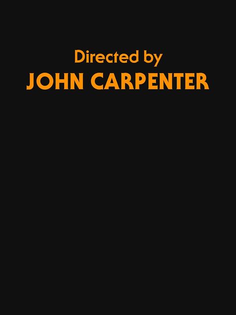 "Halloween  Directed by John Carpenter" T-shirt by directees #Aff , #sponsored, #John, #Directed, #Halloween, #directees Halloween John Carpenter, Halloween Cover Photos, John Carpenter Halloween, Leggings Diy, Women's Suiting, Shirt Prints, John Carpenter, Cover Photos, Tshirt Print