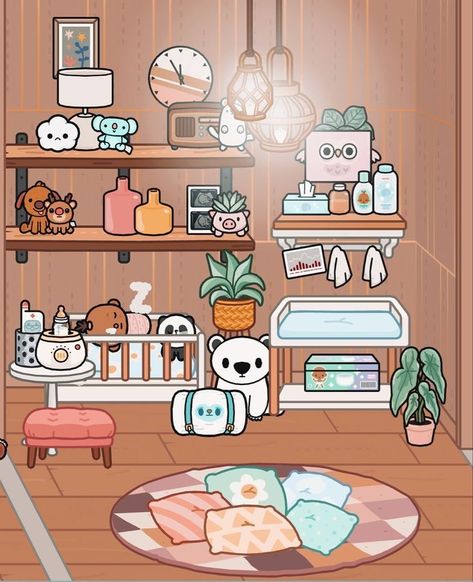 Toca Boca Room Ideas Babyroom, Bad Room Ideas, Toca Life World Aesthetic Pfp, Toca Ideas, Free House Design, Bullet Journal Banner, Adorable Homes Game, Create Your Own World, House Design Pictures