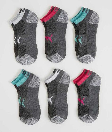 Puma Terry 6 Pack Socks. gift for the runner. Christmas gift idea. present for her. Puma Socks, Aesthetic Socks, Socks Aesthetic, Socks Gym, Womens Puma, Socks Style, Socks Womens, Low Cut Socks, Present For Her