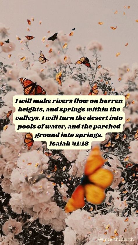 Aesthetic Butterflies, Bible Verse Isaiah, Bible Aesthetic, Scripture Wallpaper, Spiritual Warfare Prayers, Bible Teachings, Losing Someone, Prayer Scriptures, Spiritual Warfare